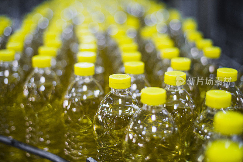 Sunflower Oil Factory, Close-Up, High Iso, Selective Focus